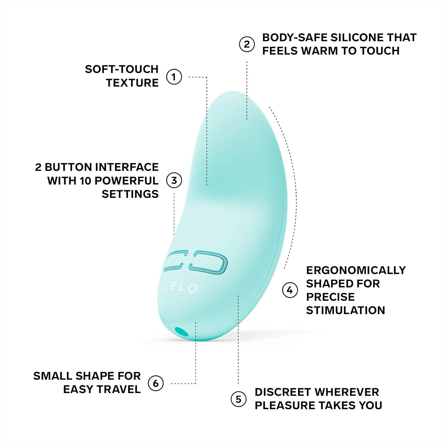 Clitoral Vibrator LELO - Lily 3 Polar Green ❤️Lelo