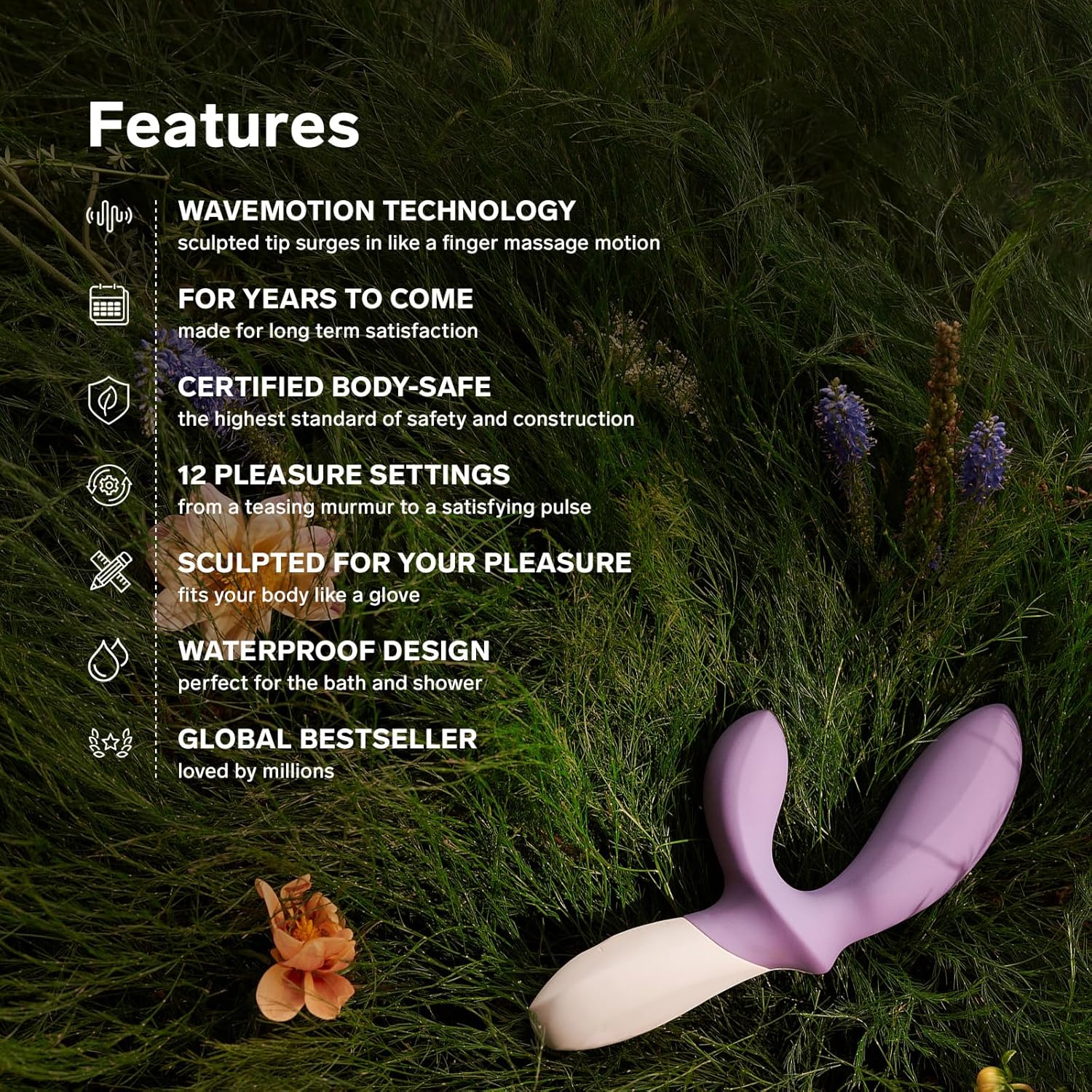 LELO - Loki Wave 2 Prostate Vibrator Violet Dusk ❤️Lelo