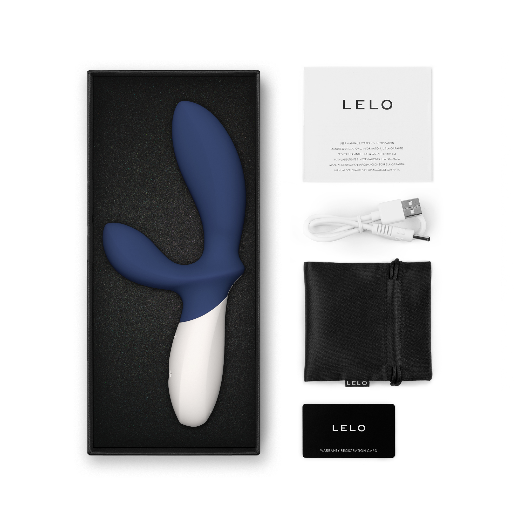 LELO - Loki Wave 2 Prostate Vibrator Base Blue ❤️Lelo