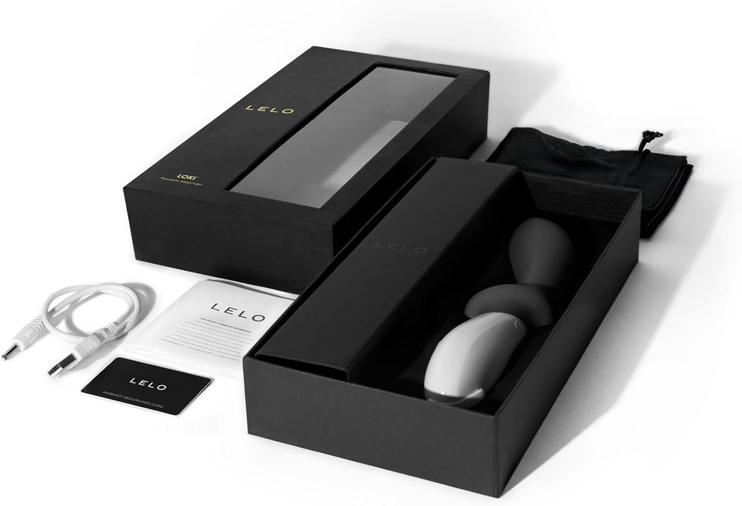 LELO Loki Prostate Massager Obsidian Black ❤️Lelo