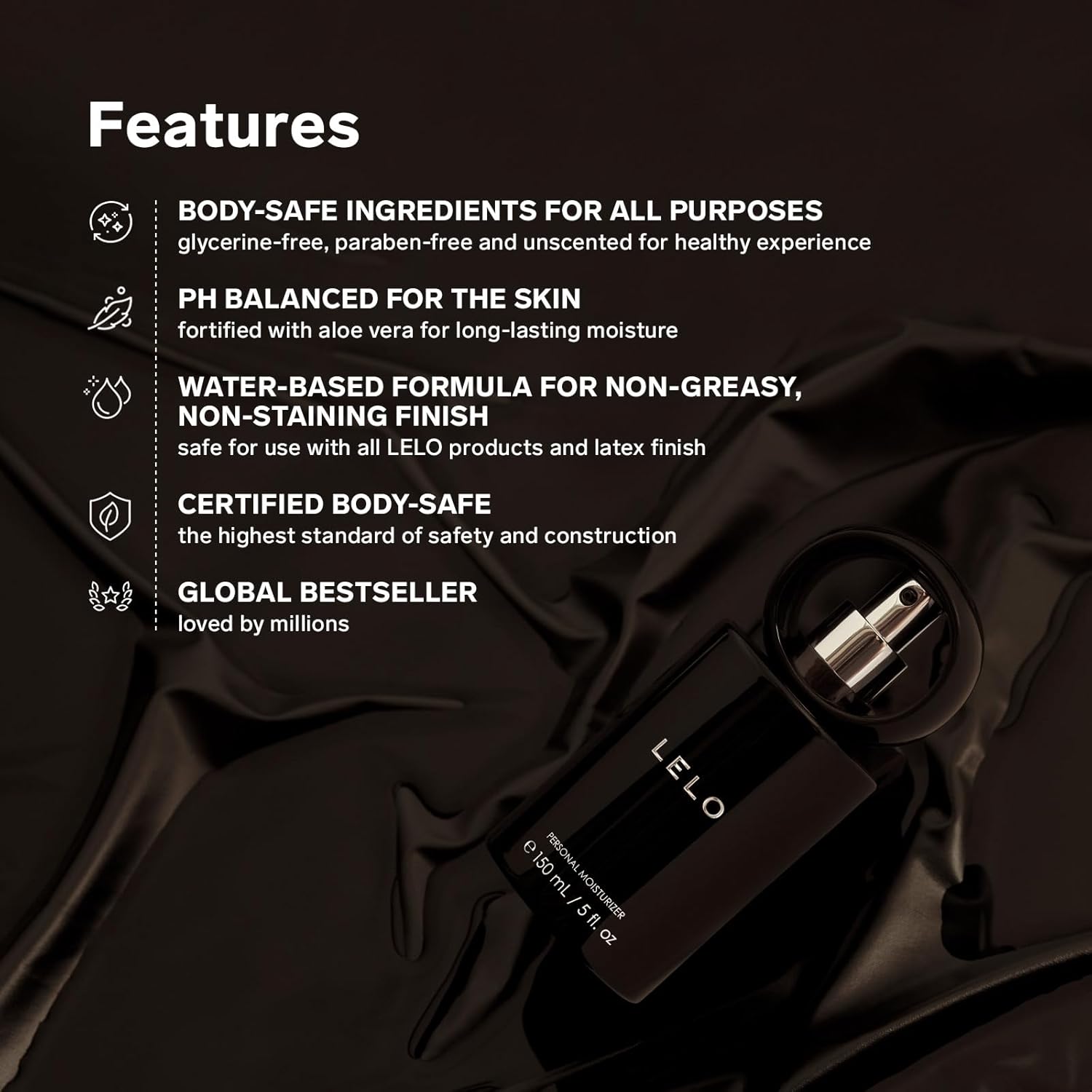 LELO Lubricant 75 ml Water-Based ❤️Lelo