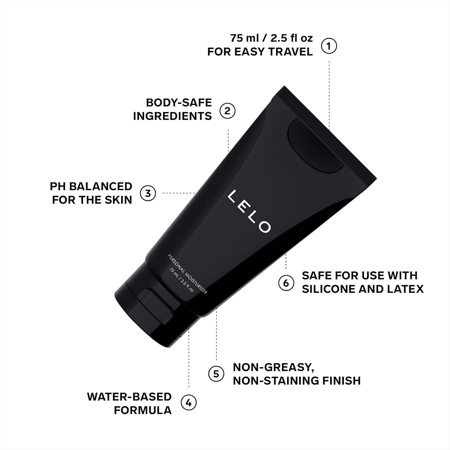 LELO Lubricant 75 ml Water-Based ❤️Lelo