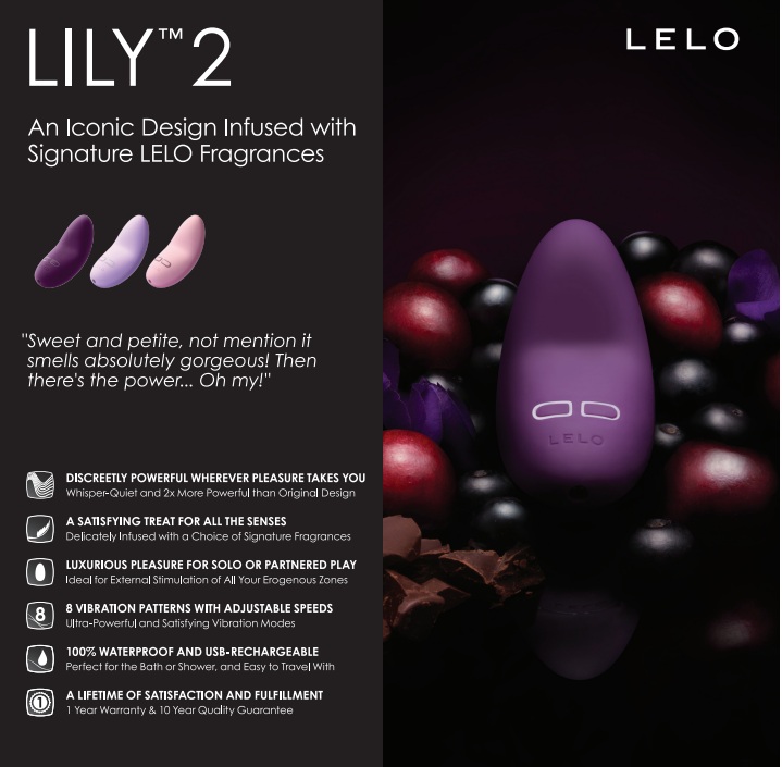 Vibrating Egg LELO - Lyla 2 Black ❤️Lelo