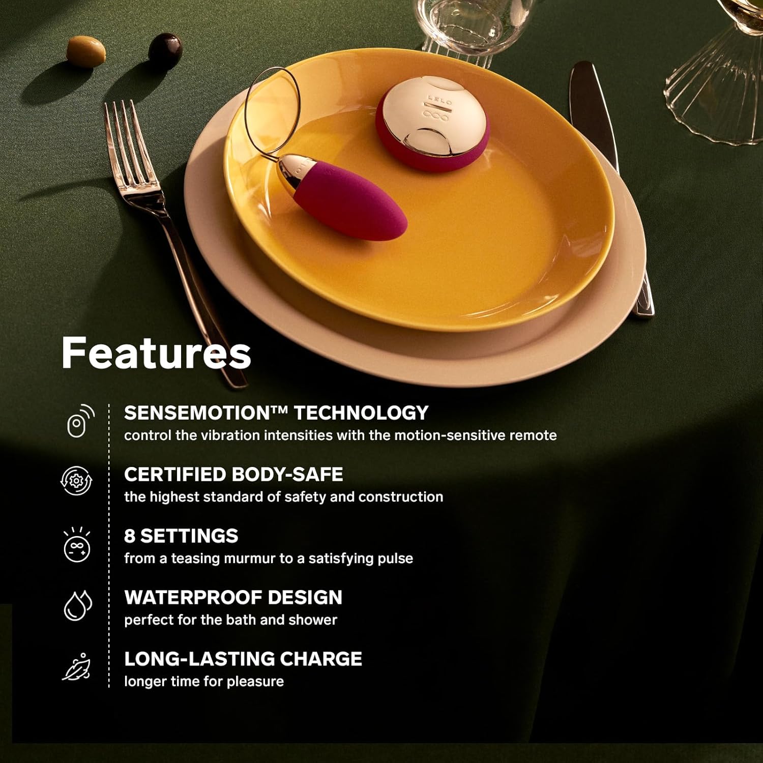 Vibrating Egg LELO - Lyla 2 Black ❤️Lelo