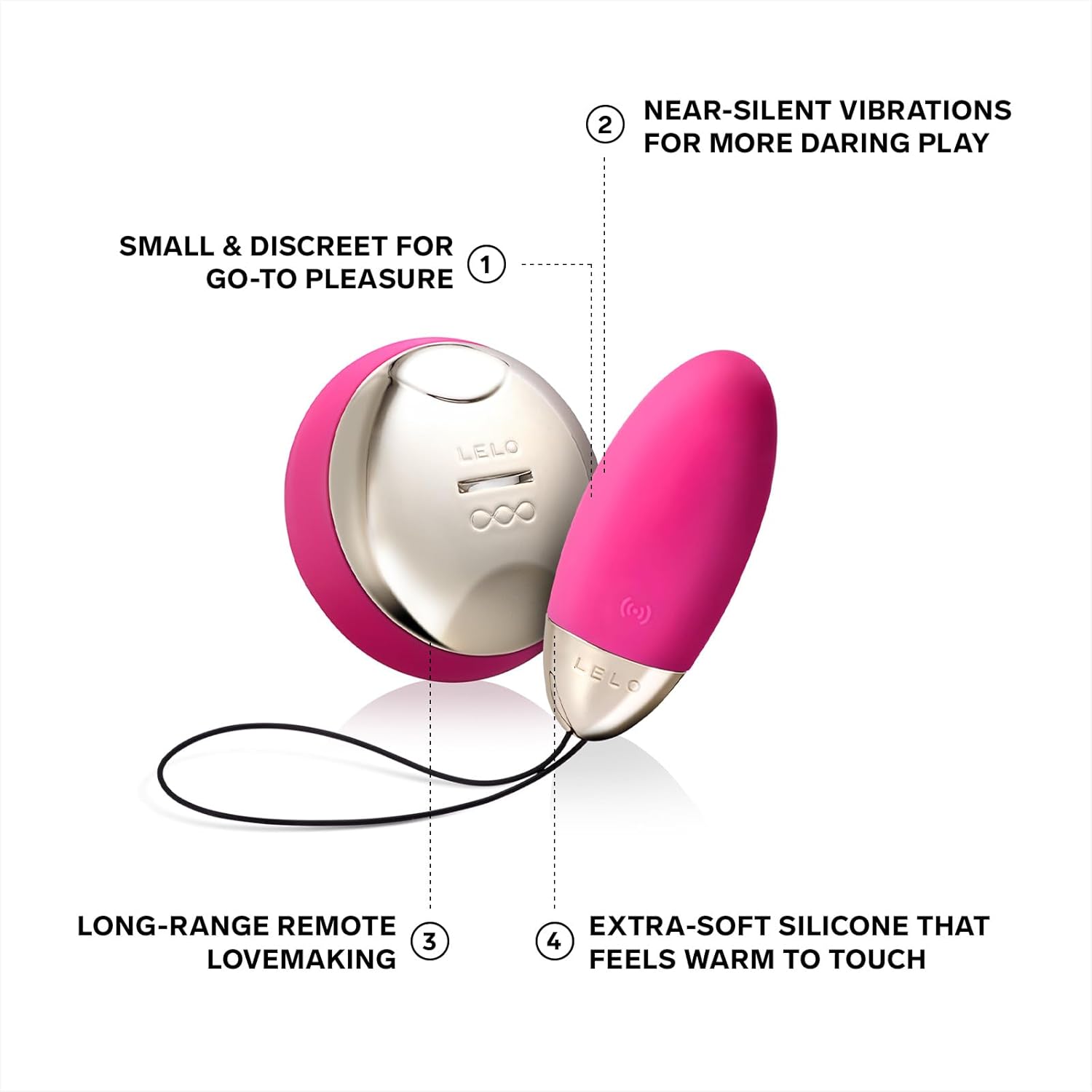 Vibrating Egg LELO - Lyla 2 Cerise ❤️Lelo