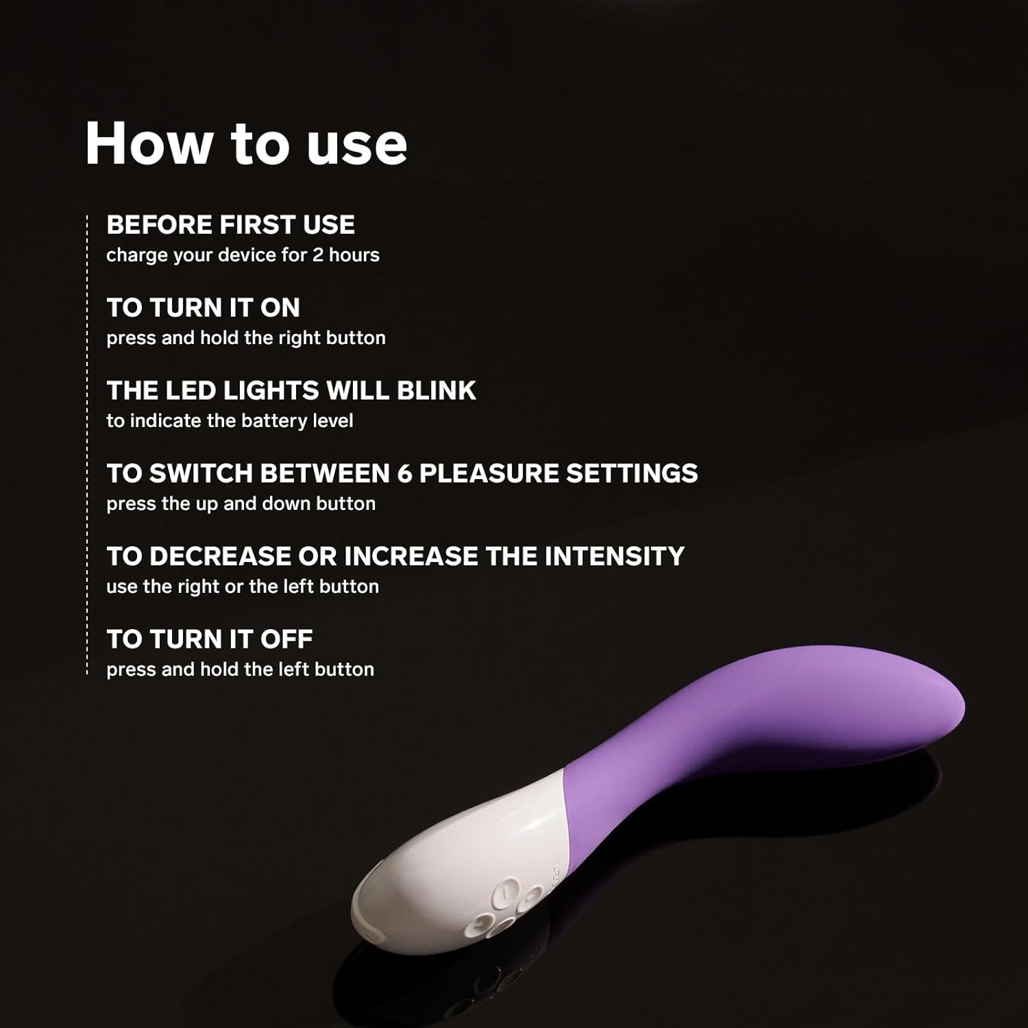 LELO - Mona 2 Vibromasseur Violet❤️Lelo