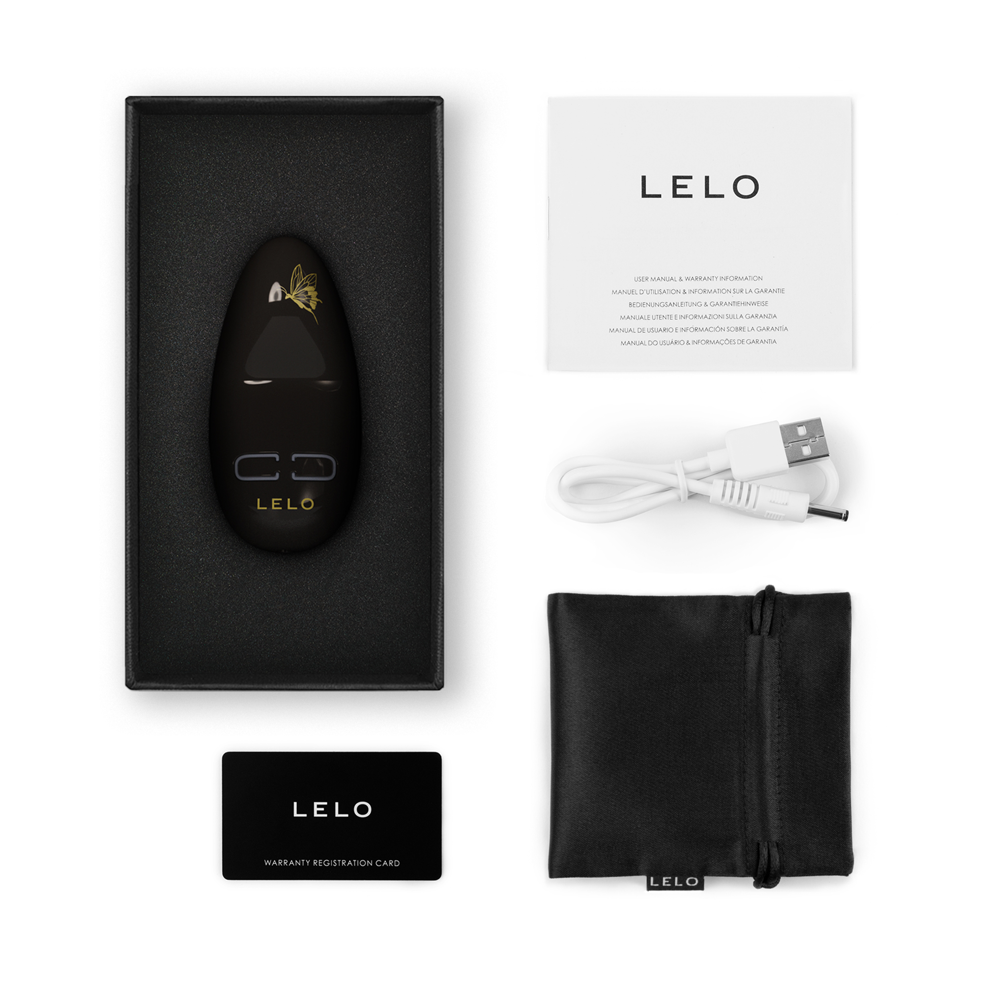 Clitoral Vibrator LELO - Nea 3 Pitch Black ❤️Lelo
