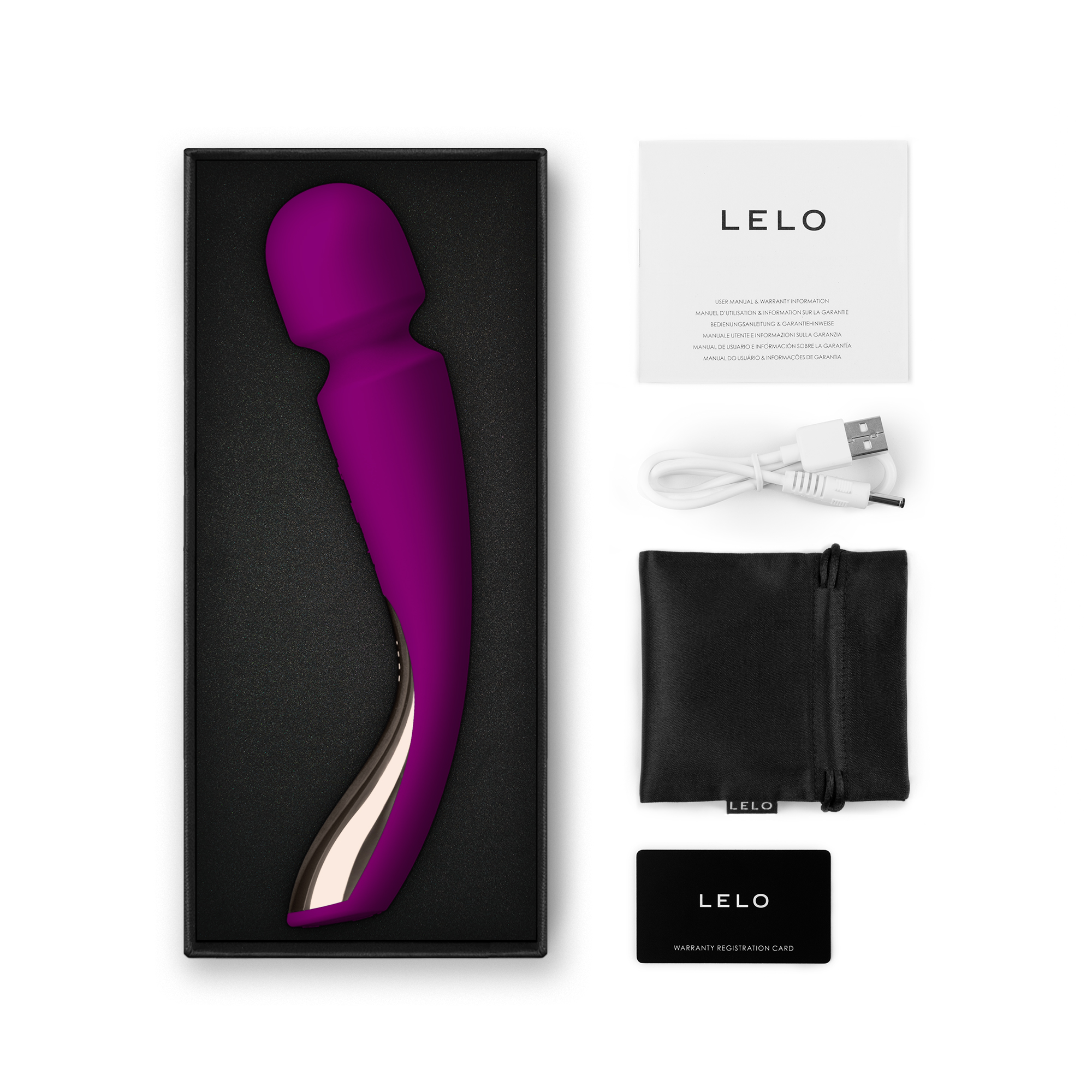 Wand Massager LELO - Smart Wand 2 Large Deep Rose ❤️Lelo