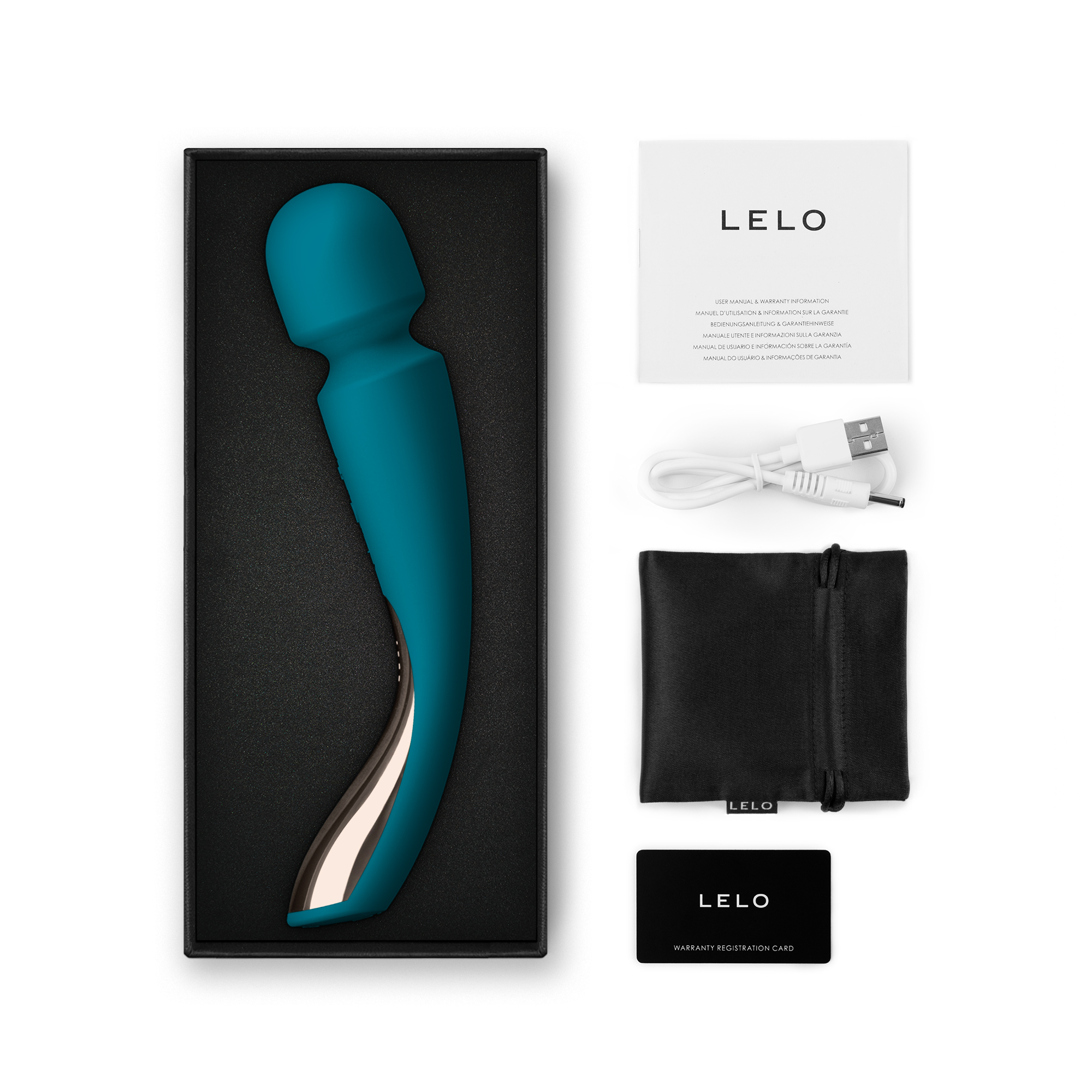 Wand Massager LELO - Smart Wand 2 Large Aqua❤️Lelo