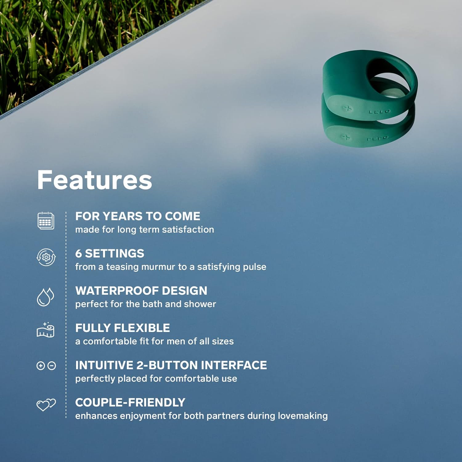 LELO - Tor 2 Vibrating Cock Ring Black ❤️Lelo