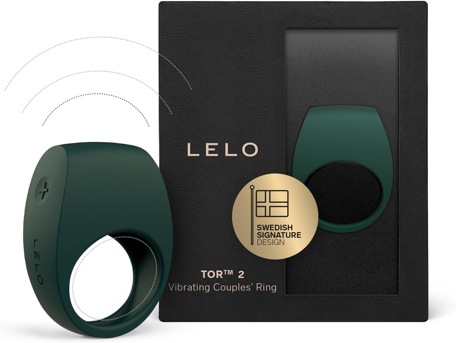 LELO - Tor 2 Vibrating Cock Ring Dark Green ❤️Lelo