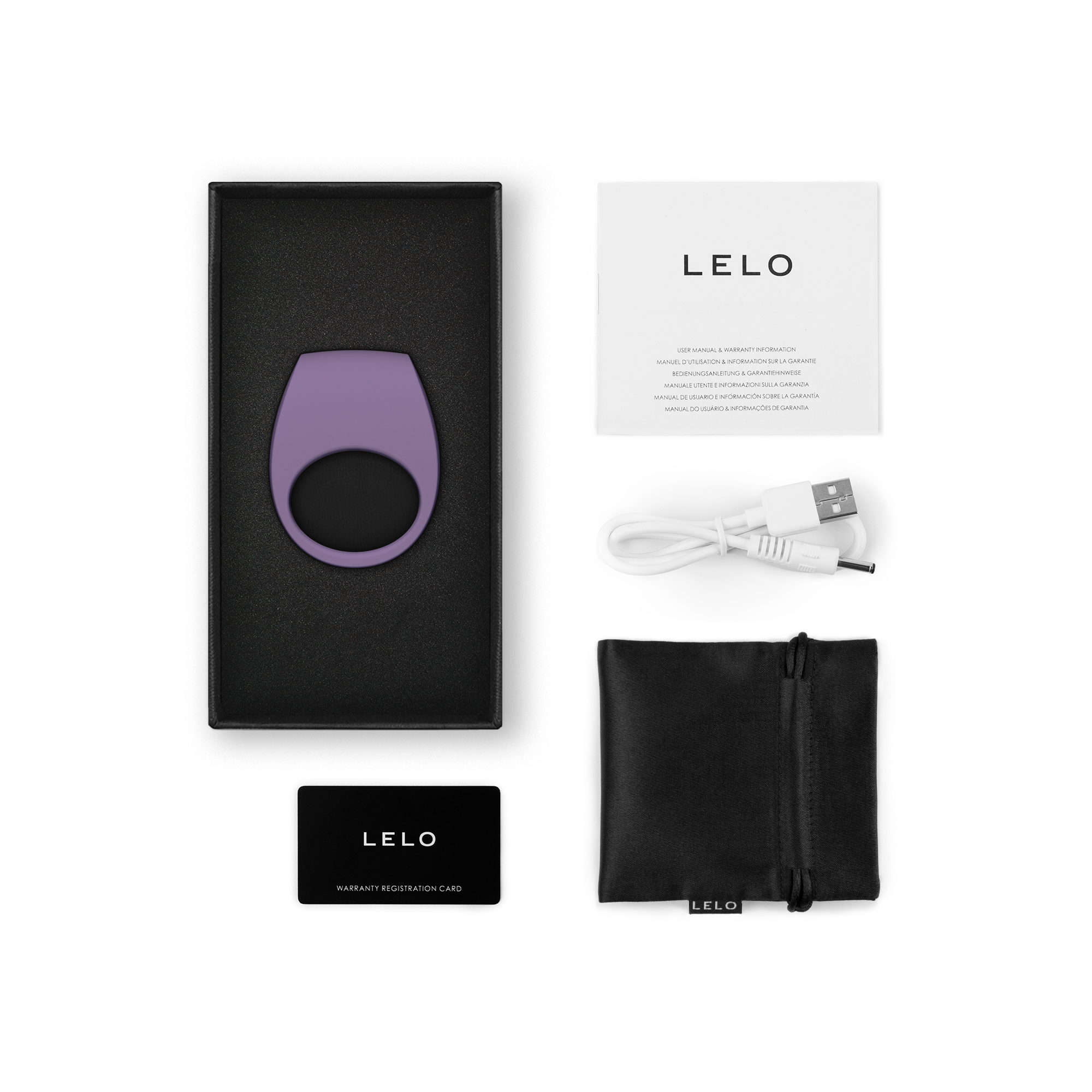 LELO - Tor 3 Cock Ring Violet Dusk ❤️Lelo