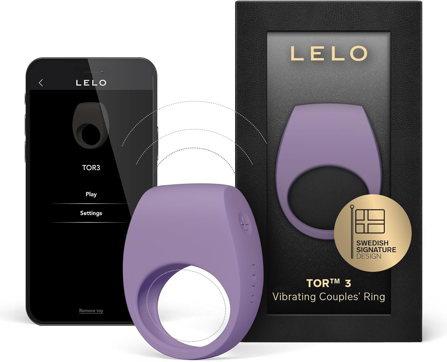 LELO - Tor 3 Cock Ring Violet Dusk ❤️Lelo