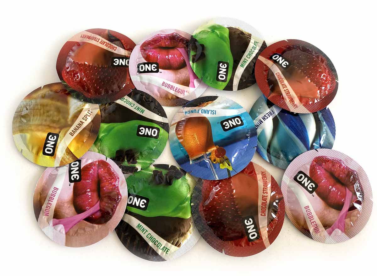 ONE Flavor Waves Flavored Condoms 12 Pack - 6 Tantalizing Tastes ❤️ONE