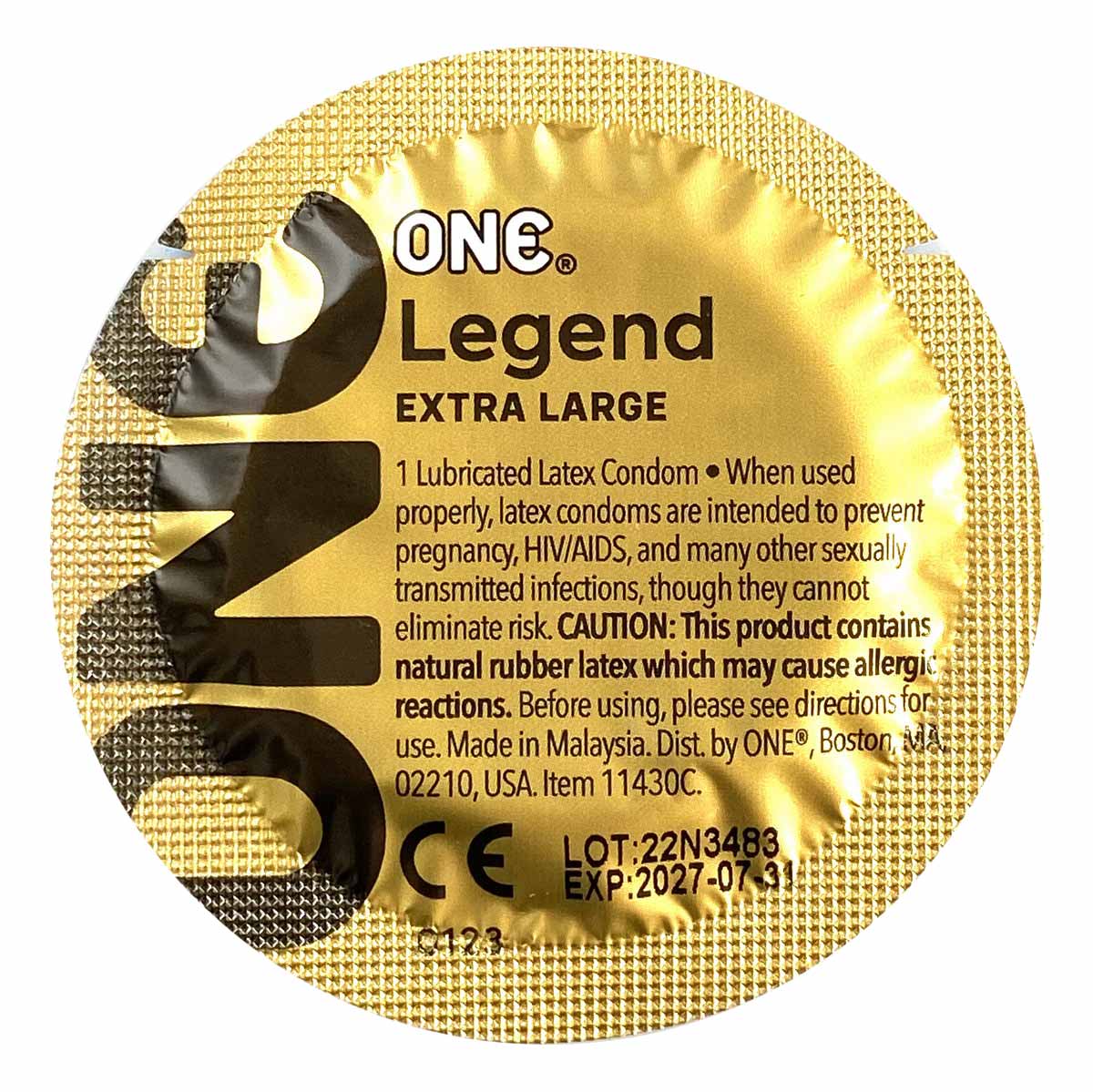 ONE Legend Extra Large Condoms 12 Pack Special Shape ❤️ONE
