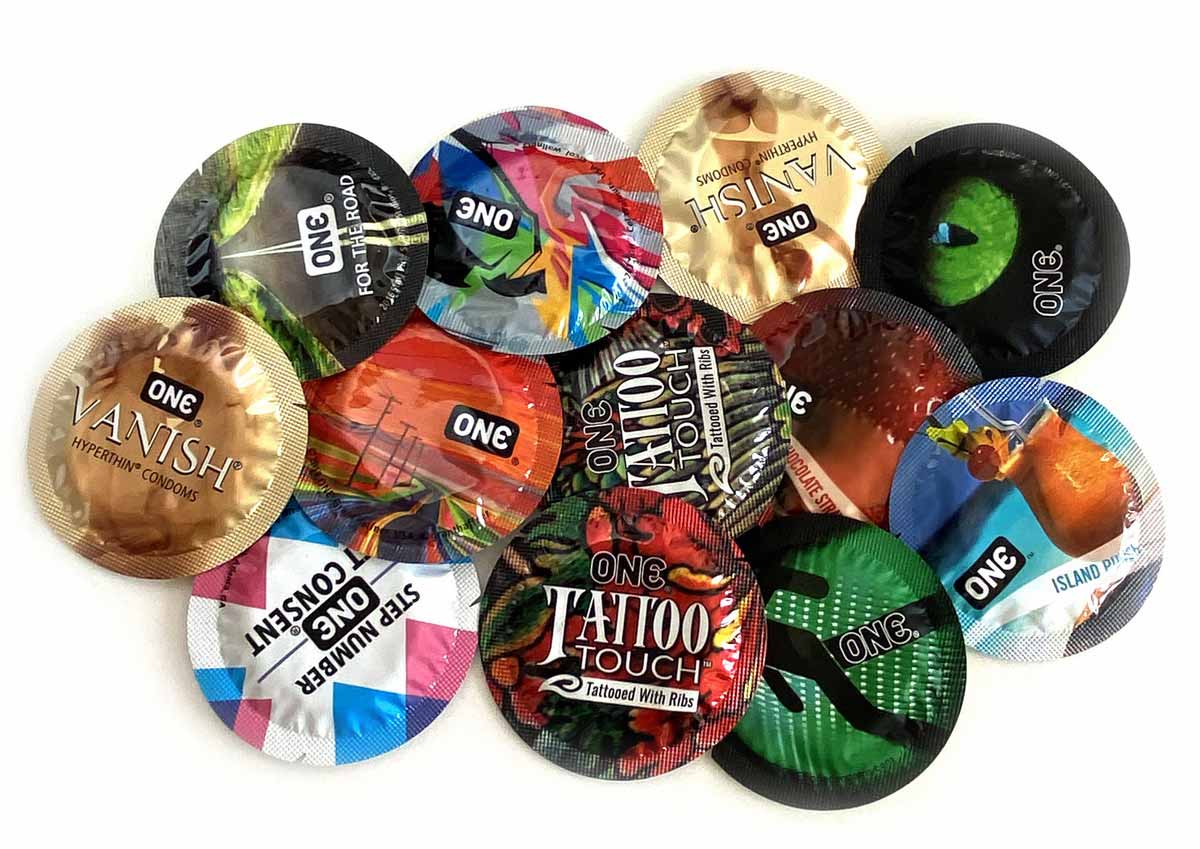 ONE Mixed Pleasures Condom Variety Pack 12ct - 6 Types ❤️ONE