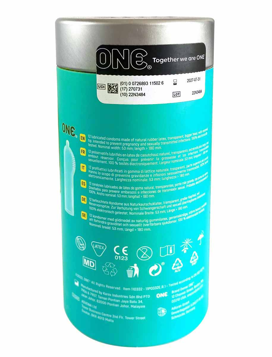 ONE Pleasure Plus Arousing Condoms 12 Pack Double Delight ❤️ONE