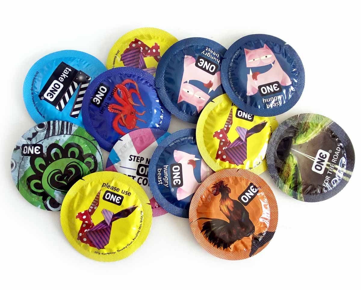 ONE Super Studs Ribbed Condoms 12 Pack ❤️ONE