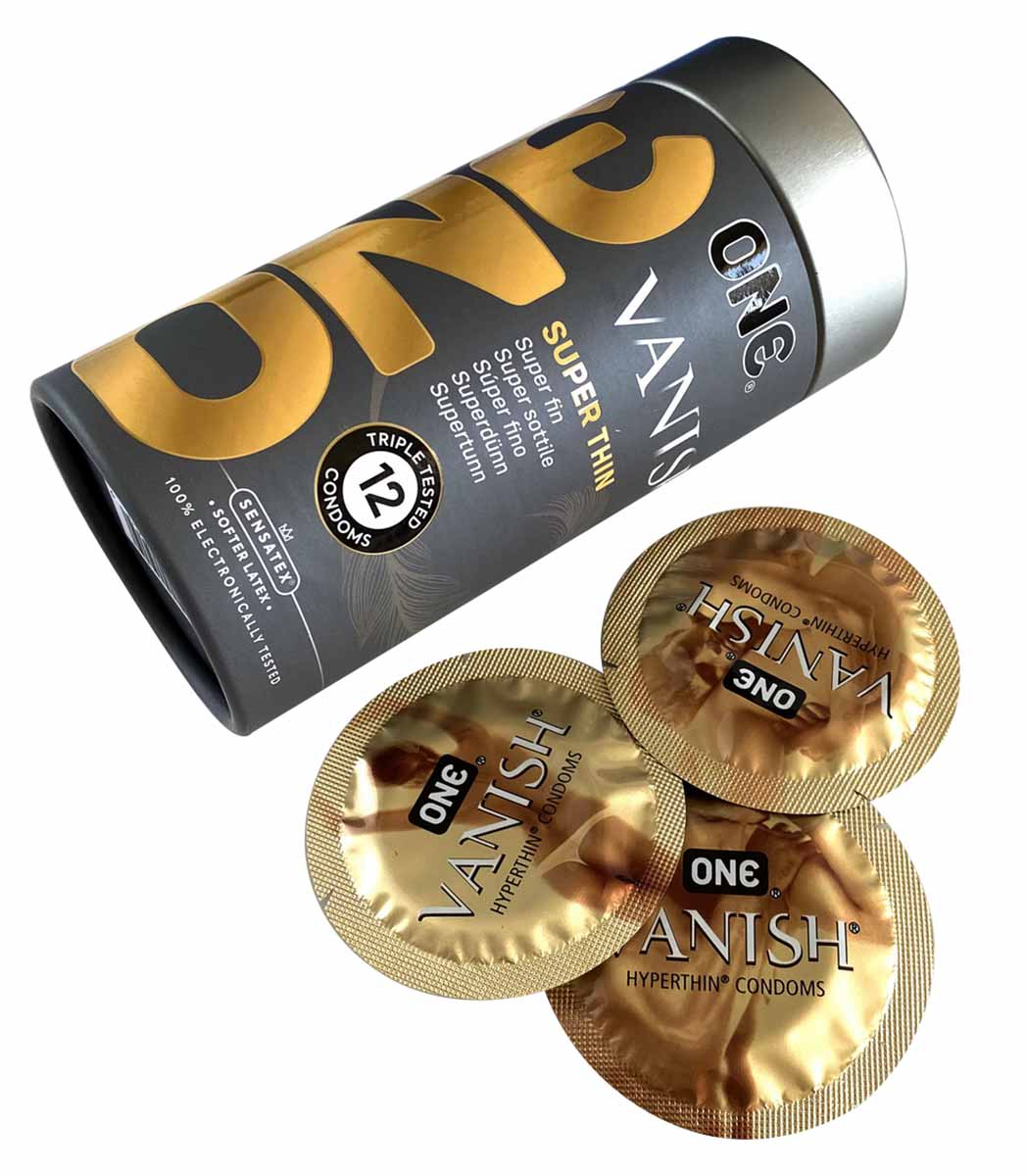 ONE Vanish Superthin Condoms 12 Pack Premium Lubricated ❤️ONE