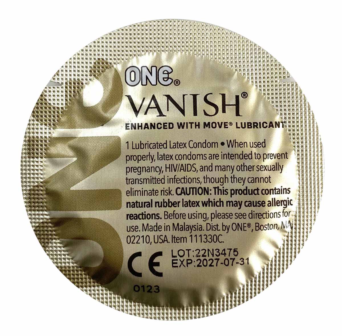 ONE Vanish Superthin Condoms 12 Pack Premium Lubricated ❤️ONE