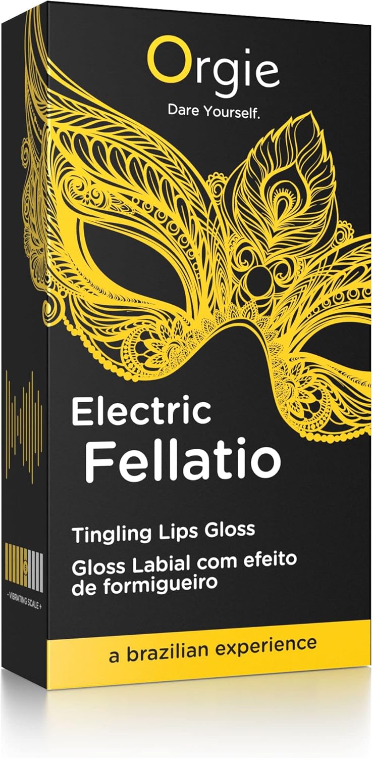 Orgie Electric Fellatio Vibrating Lip Gloss 10ml ❤️Orgie