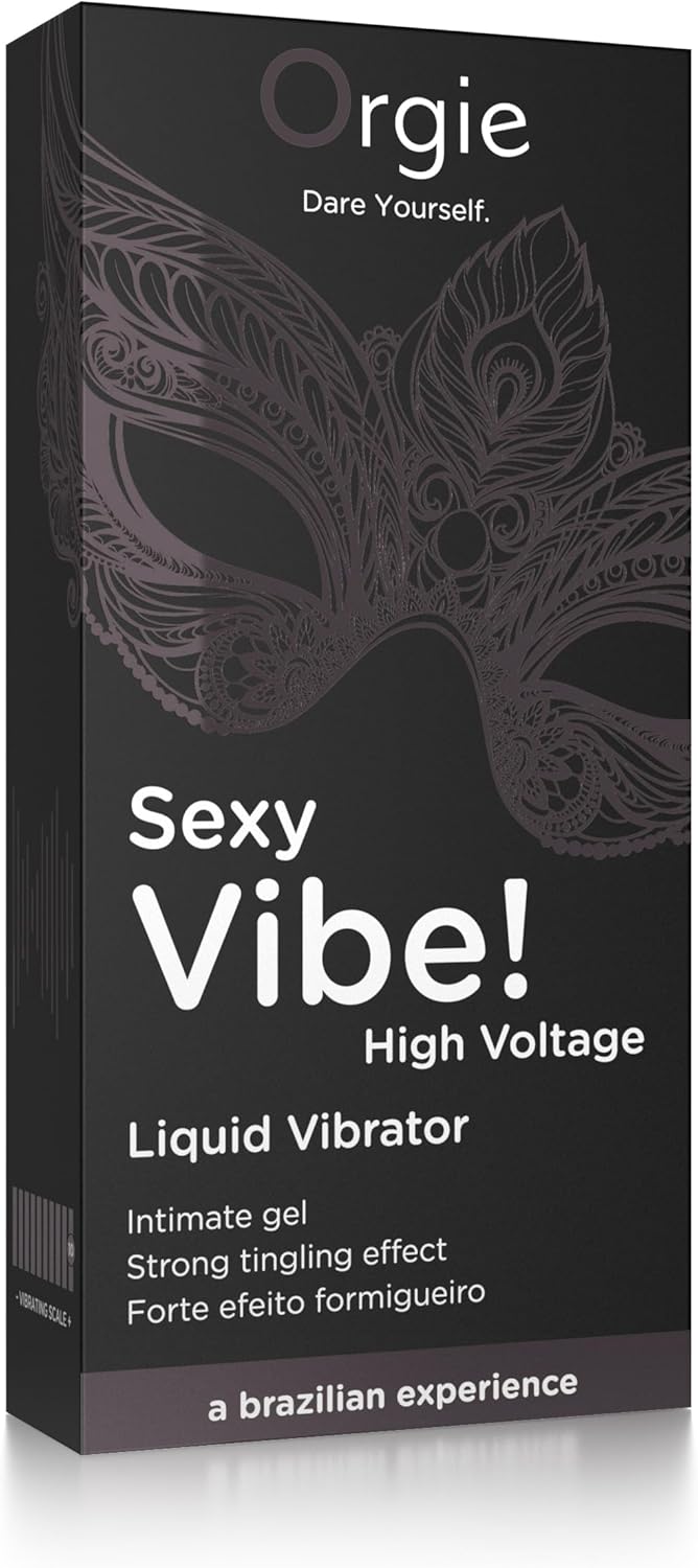 Orgie Sexy Vibe! Yüksek Voltaj 15ml Süper Güçlü Sıvı Vibratör ❤️Orgie