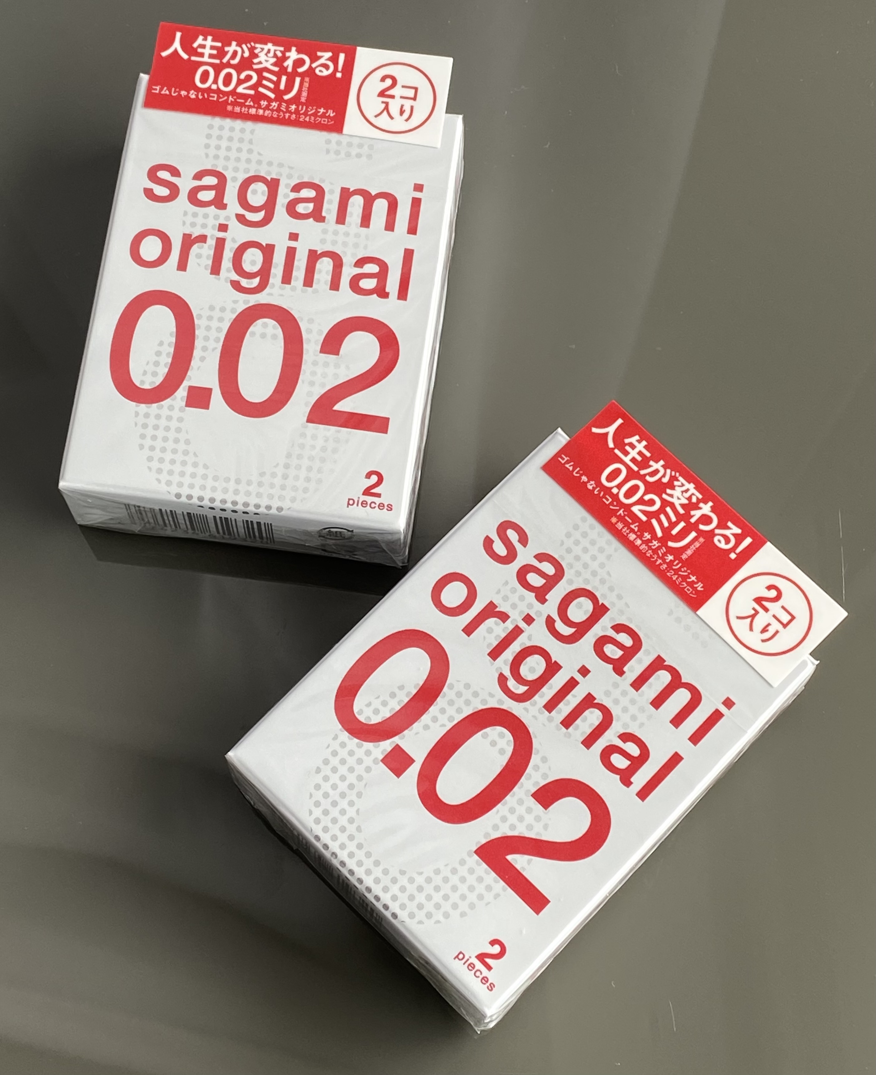 SAGAMI Original 0.02 Ultra-Thin Polyurethane Condoms (2 Pack) ❤️Sagami Original