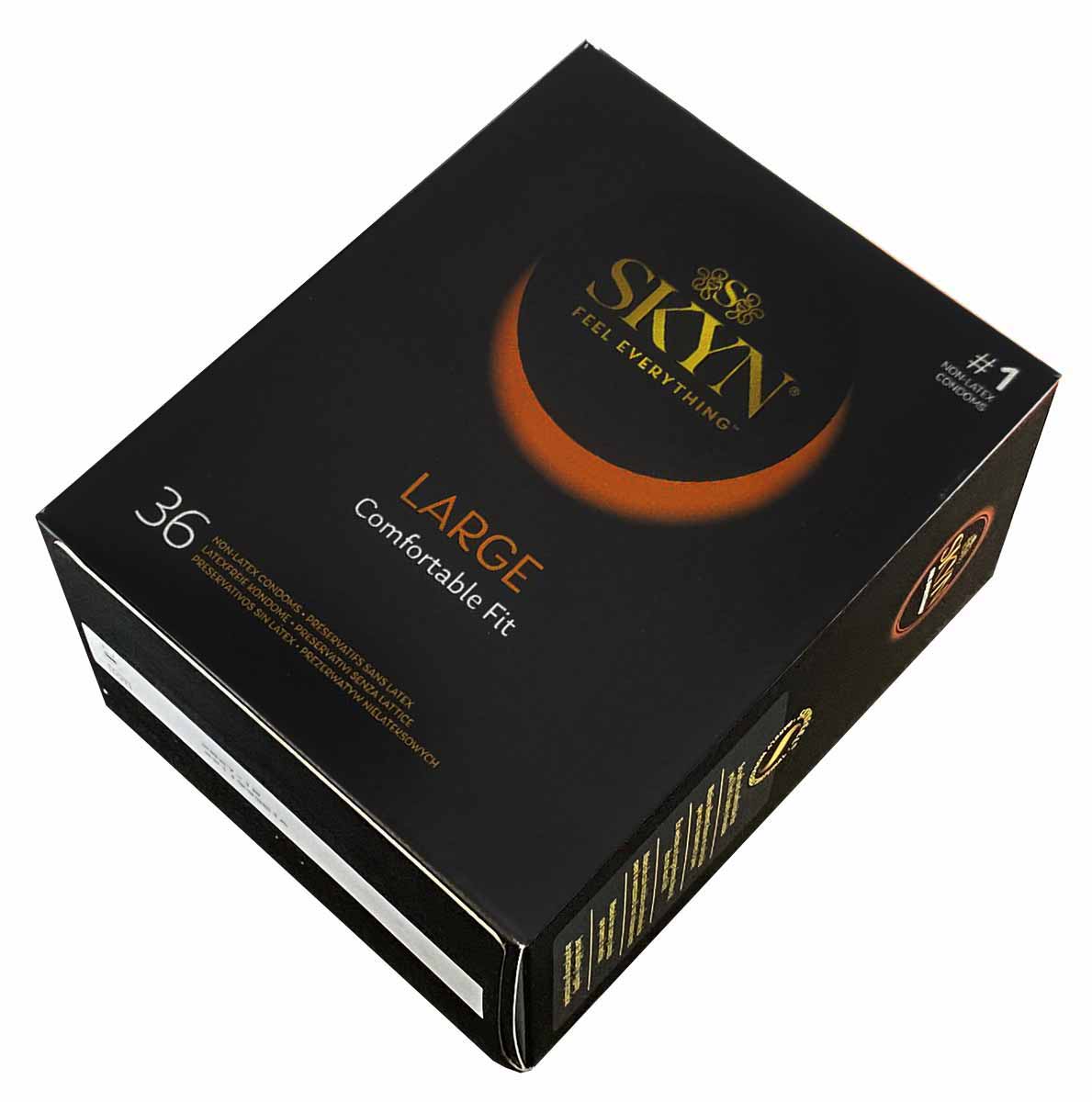 SKYN Large King Size Non-Latex Condoms 36 Pack ❤️SKYN