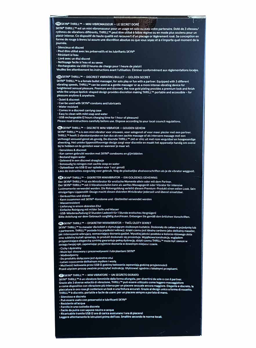 SKYN THRILL Vibrator ❤️SKYN